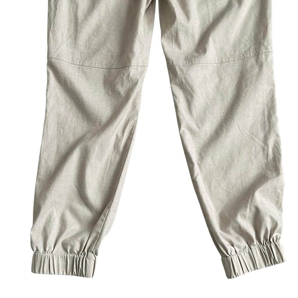 Prana Mantra Drawstring Jogger Pants in Beige Women’s Size XS Hemp Lightweight - Picture 7 of 9